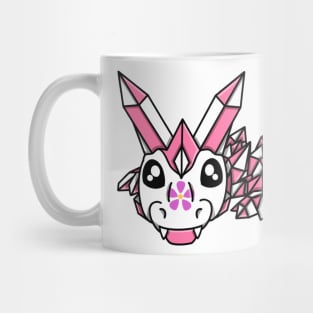 Sapphic (Flower) Pride Fidget Crystal Dragon Mug